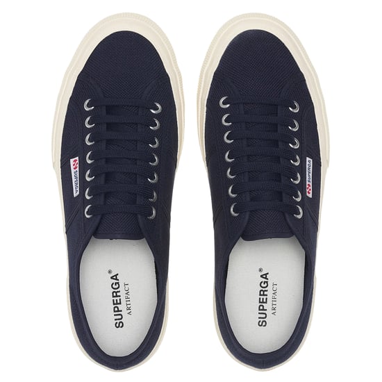 Superga - Herren/Damen Unisex Sneaker "2750 OG" (Marine/Naturweiß) - Image 4