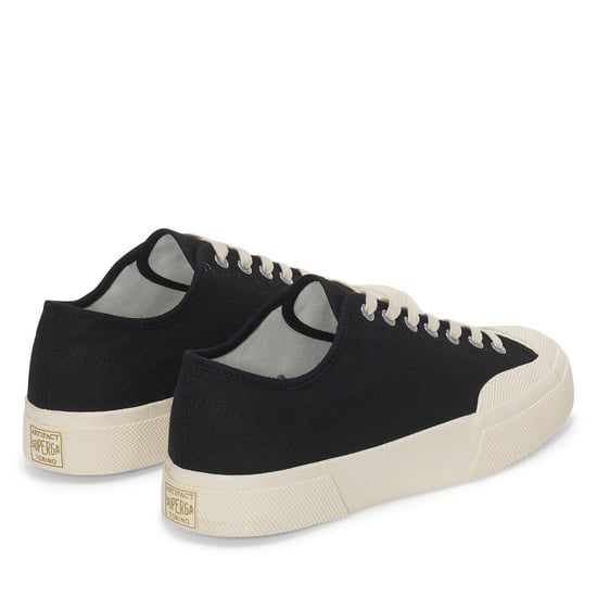 Superga - Herren/Damen Unisex Sneaker "2432 Works", Segeltuch (Schwarz/Naturweiß) - Image 3