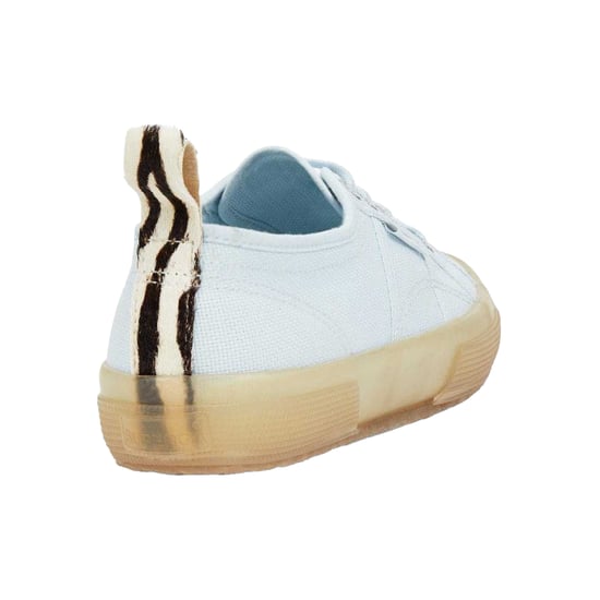 Superga - "2750 Cotu" Zebramuster Sneaker für Herren/Damen Unisex (Hellblau) - Image 2