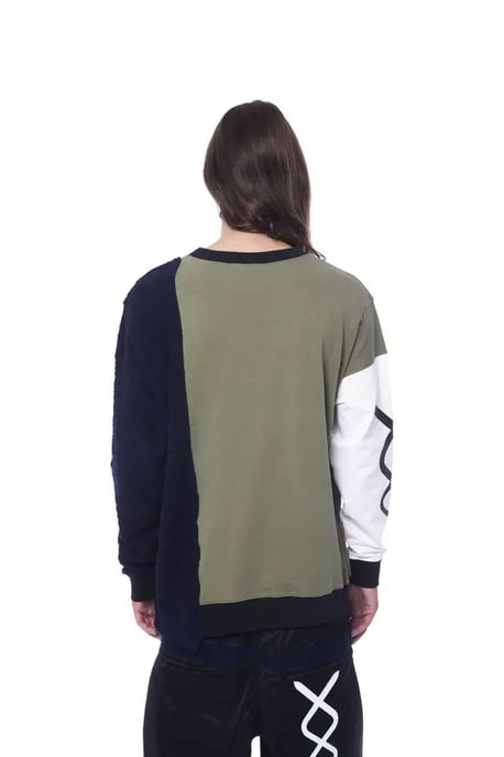 Farbblockiertes Strickpullover Sweatshirt Ni12989 - Image 3