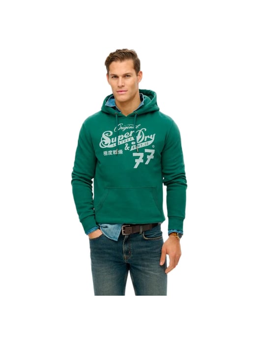 Superdry Herren-Sweatshirt mit Schriftzug - Image 1