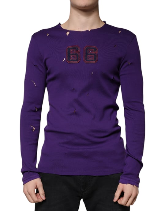 66 Strickwaren Destroyed T-Shirt - Image 2