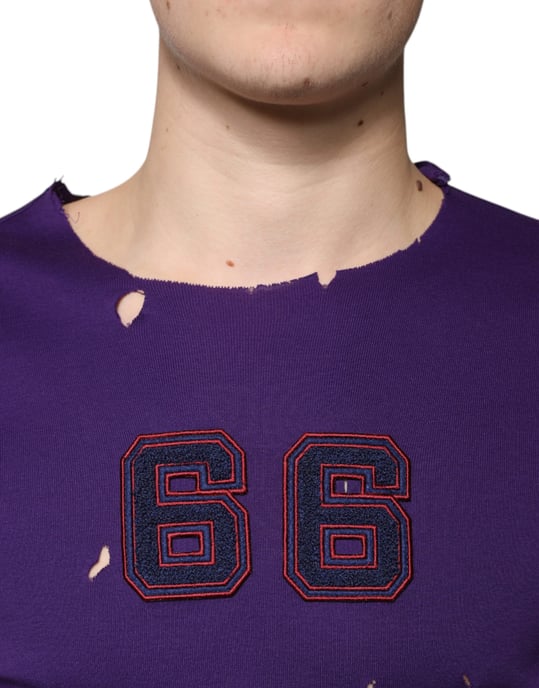 66 Strickwaren Destroyed T-Shirt - Image 5