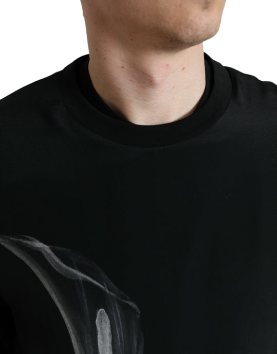 Calla-Lilie-Print Sweatshirt mit langen Ärmel und Rundhalsausschnitt - Image 4