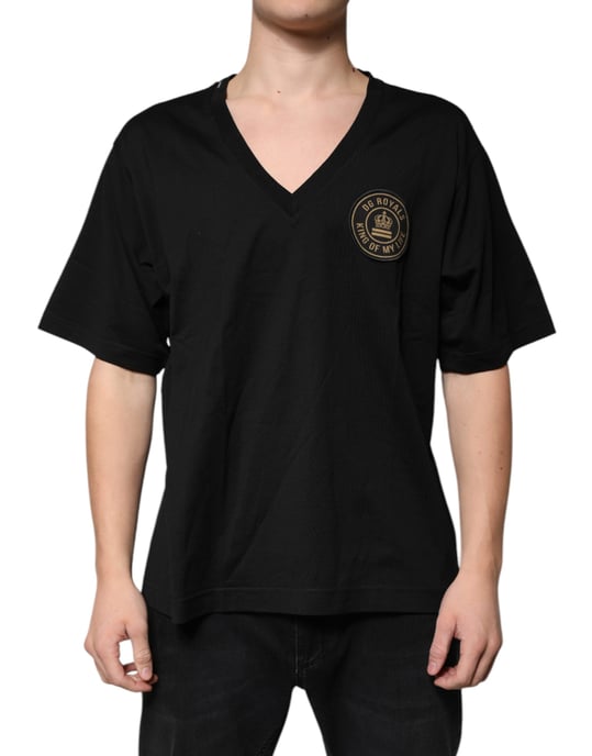 V-Ausschnitt T-Shirt mit kurzen Ärmeln - Image 2
