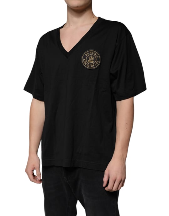V-Ausschnitt T-Shirt mit kurzen Ärmeln - Image 3