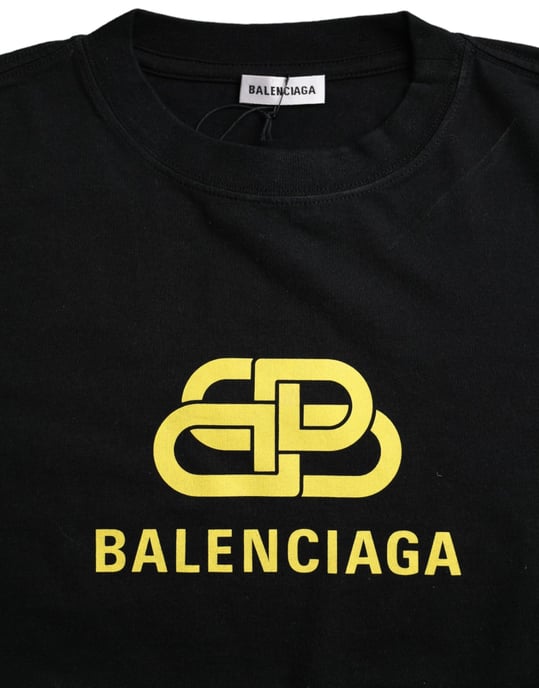Balenciaga Logo T-Shirt mit kurzen Ärmeln 641674 Tjv53 - Image 6
