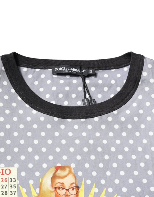 Polka Dot Pin-up Grafik-T-Shirt - Image 5