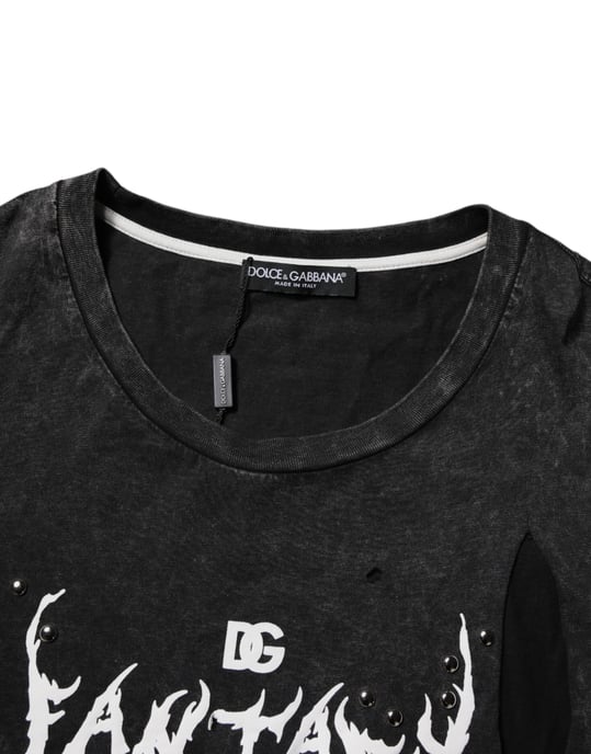 Leopard Grafik T-Shirt Abgetragen - Image 6