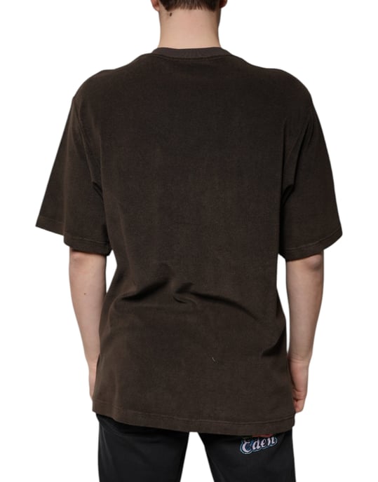 Terrycloth-Tasche T-Shirt Braun - Image 4