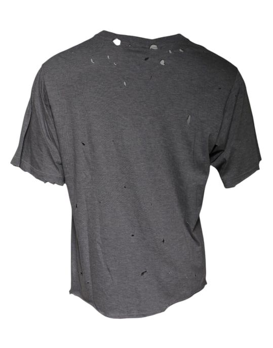 Abgedroschene T-Shirt mit Rissdetails - Image 3