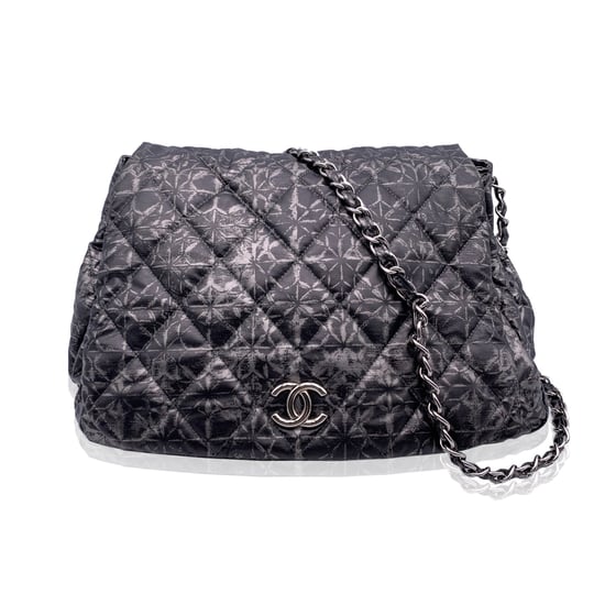 Chanel Stoff Schultertasche Timeless/Classique - Image 3