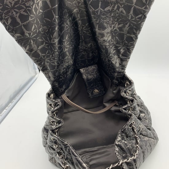Chanel Stoff Schultertasche Timeless/Classique - Image 6