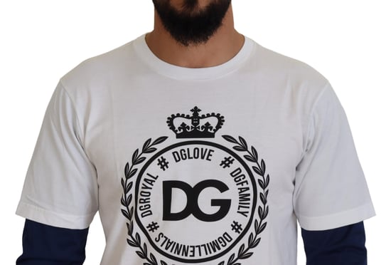 Dg Crest T-Shirt Weiß Langarm - Image 4
