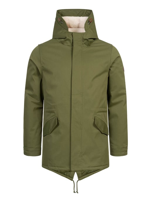 Alessandro Salvarini Herren Winterparka mit Teddyfell und Kapuze - Image 2