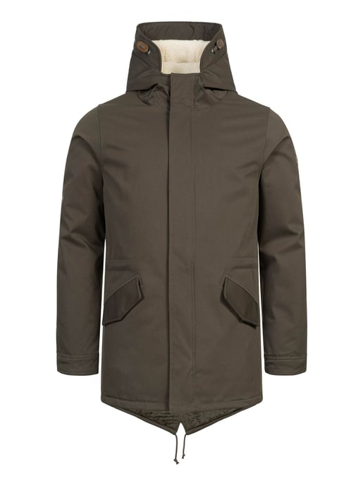 Alessandro Salvarini Herren Winterparka mit Teddyfell und Kapuze - Image 2