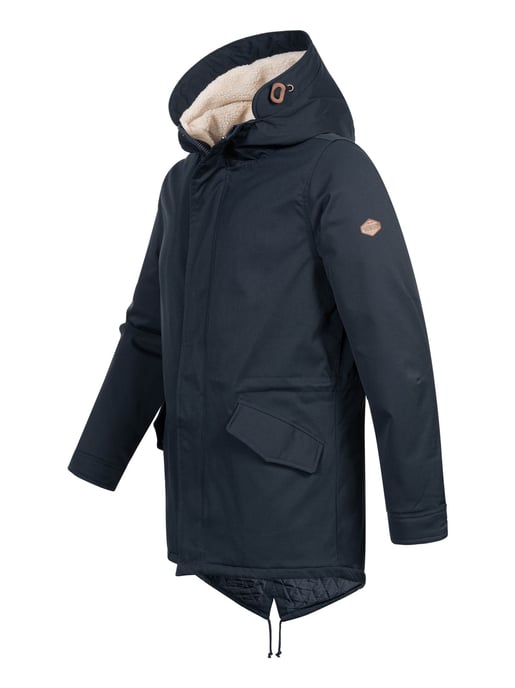 Alessandro Salvarini Herren Winterparka mit Teddyfell und Kapuze - Image 3