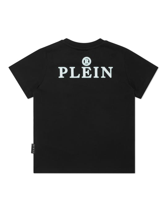 Jersey T-Shirt Round Neck Ss Iconic Plein - Image 3