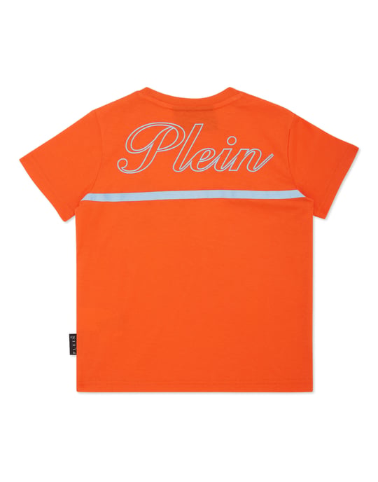 Jersey T-Shirt Round Neck Ss Italic Plein - Image 3