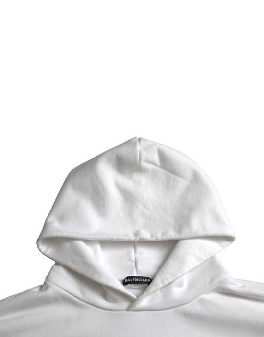 Olympische Fackel Logo Hoodie Oversized Strickwaren - Image 4