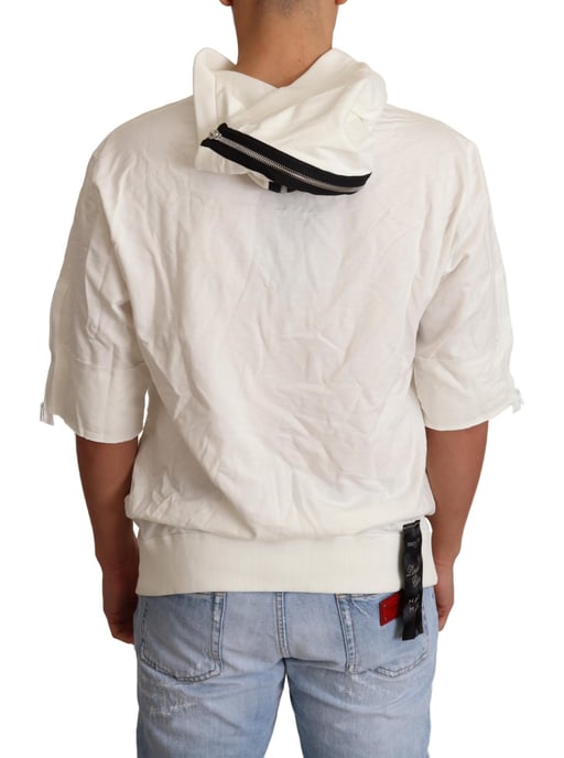 Kurze Ärmel Strick-Hoodie - Image 3