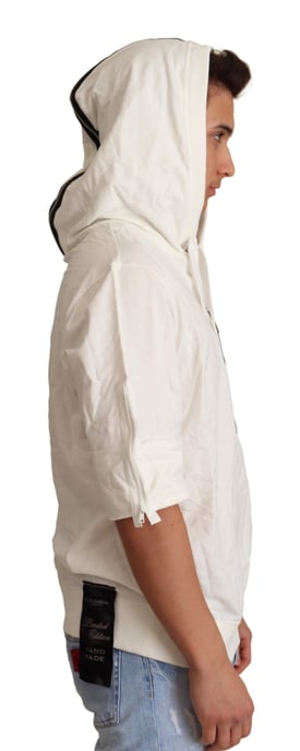 Kurze Ärmel Strick-Hoodie - Image 4