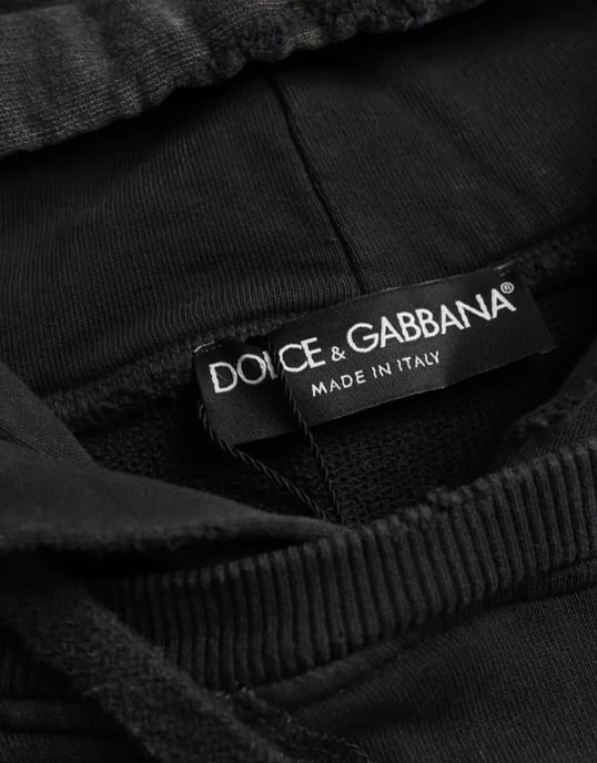 Dolce Gabbana Kurzarm Cropped Hoodie - Image 4