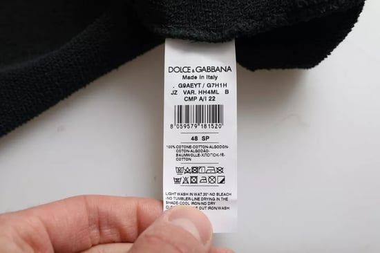 Dolce Gabbana Kurzarm Cropped Hoodie - Image 5