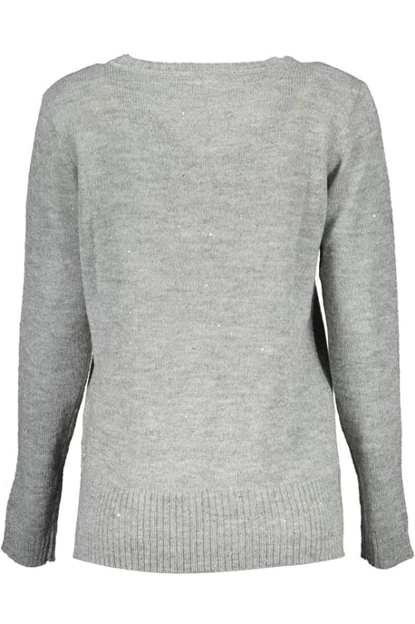 Glitzer V-Ausschnitt Strickpullover - Image 2