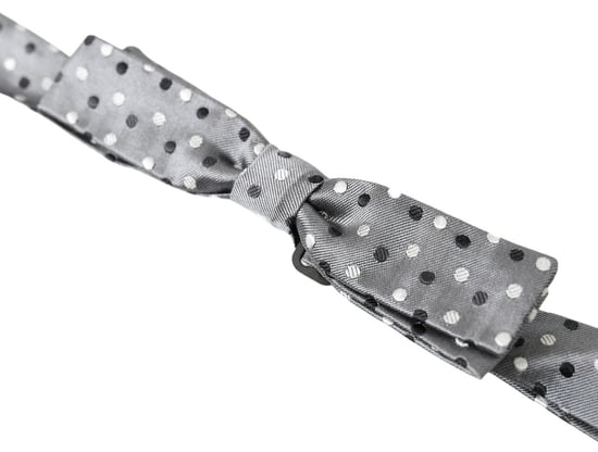 Grau gepunktete Schleife - Image 2