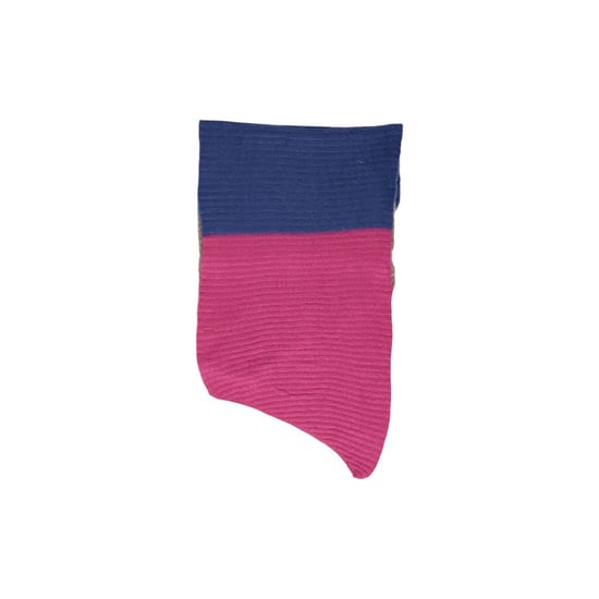 Mehrfarbiger gerippter Strickschal - Image 2