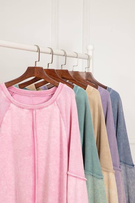 Farbenblock Oversized Sweatshirt - Image 4