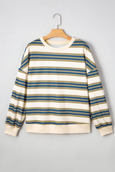 Gestreifter Langarm-Pullover - Image 5