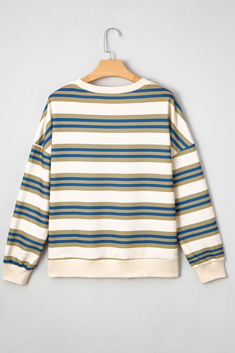 Gestreifter Langarm-Pullover - Image 6
