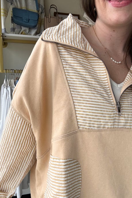 Gestreifter Pullover mit lässiger Passform - Image 4