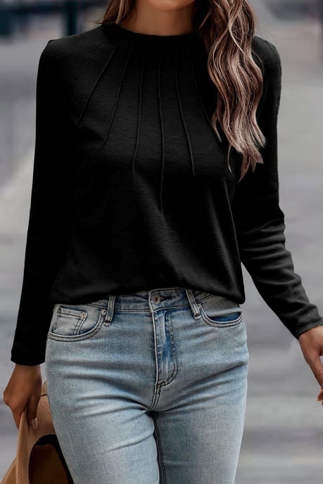 Langarm Basic Shirt - Image 3