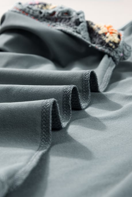 Gehäkeltes Ärmel-T-Shirt-Top - Image 6