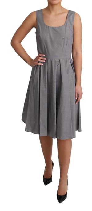 Dolce Gabbana Kleid Ärmellos A-Linie Geometrisch - Image 2