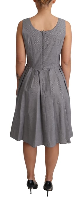 Dolce Gabbana Kleid Ärmellos A-Linie Geometrisch - Image 4