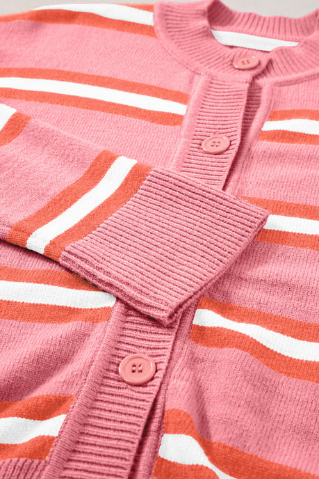 Gestreifter Strickcardigan - Image 6