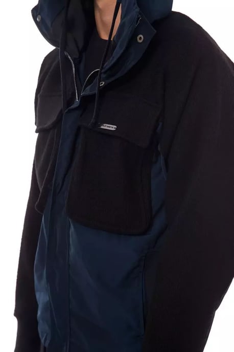 Kapuze Jacke im Color-Block-Stil - Image 3