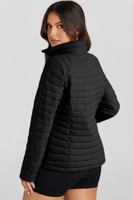 Gep quiltete Pufferjacke mit Kapuze - Image 2