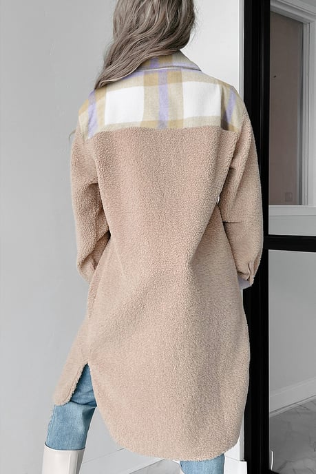 Sherpa-Fleece-Plüschjacke - Image 3