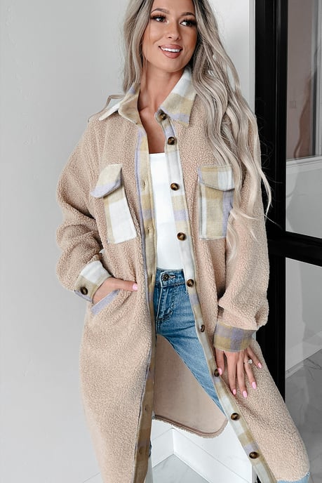 Sherpa-Fleece-Plüschjacke - Image 5