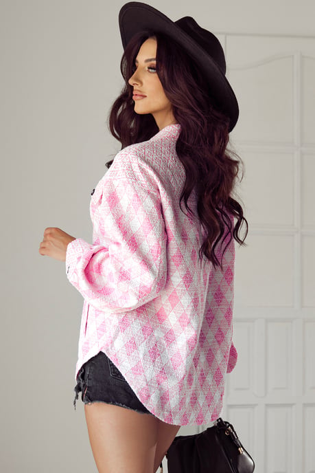 Argyle Übergröße Hemdjacke - Image 2