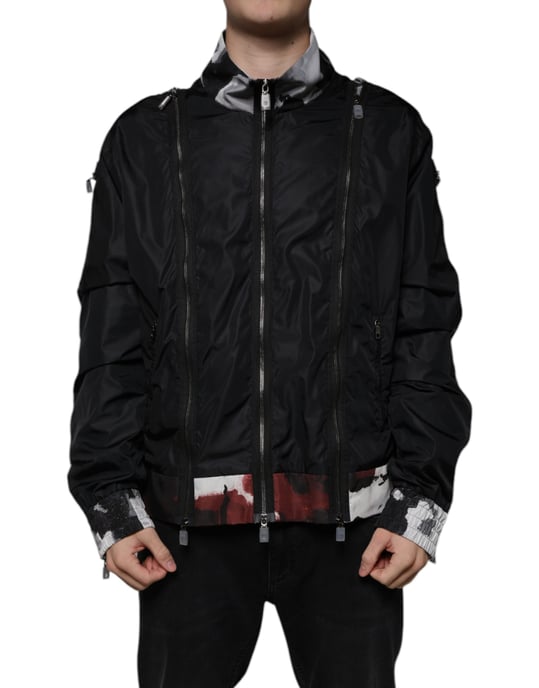 Multizip Bomberjacke mit abstraktem Druck - Image 2