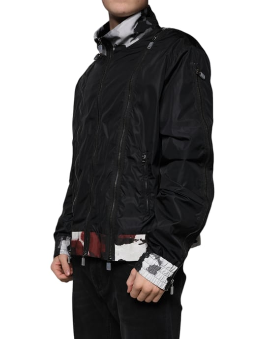 Multizip Bomberjacke mit abstraktem Druck - Image 3