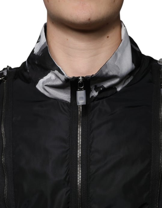 Multizip Bomberjacke mit abstraktem Druck - Image 5