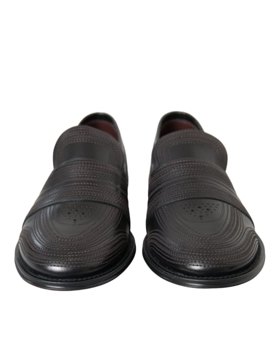 Leder Slipper mit besticktem Design - Image 2