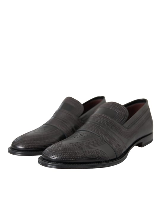 Leder Slipper mit besticktem Design - Image 3